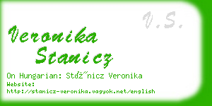 veronika stanicz business card